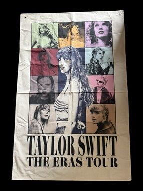 Official Taylor Swift The Eras Tour Canvas Tapestry